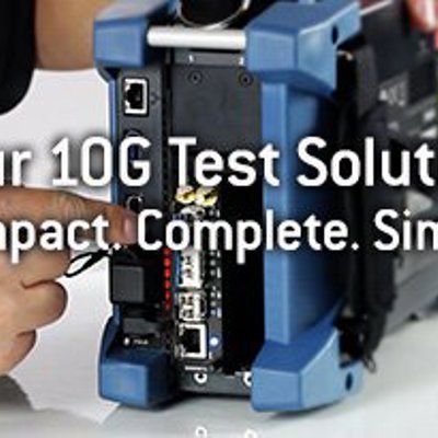 Your 10G Test Solution. Compact. Complete. Simple.