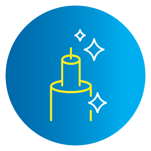 Fiber inspection and cleaning icon