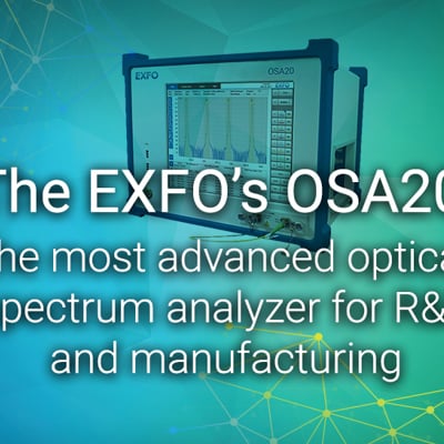 OSA20 - The most advanced optical spectrum analyzer for R&D and manufacturing